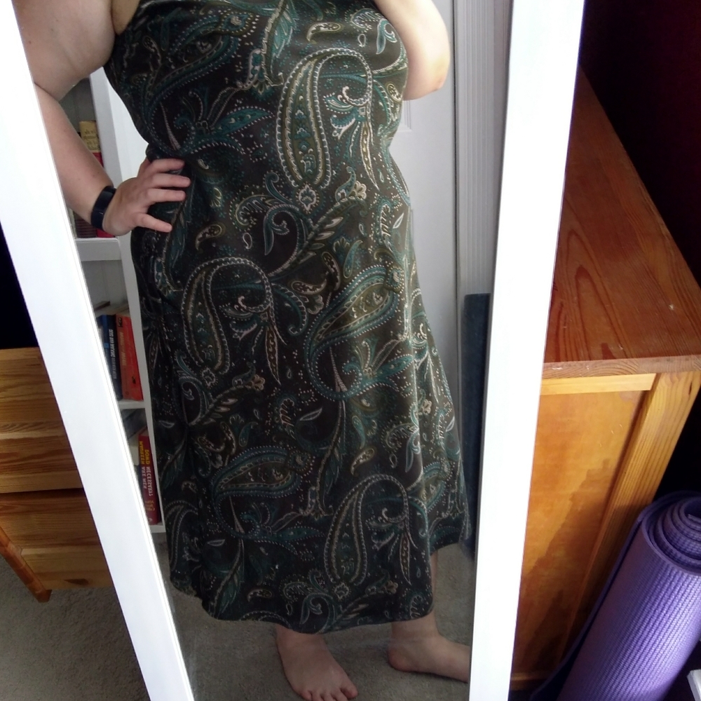 Paisley sheath dress